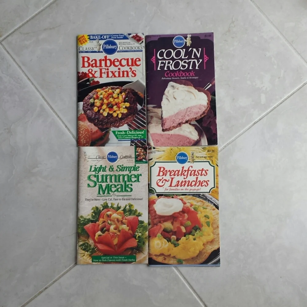 4 Pillsbury Recipes Magazines